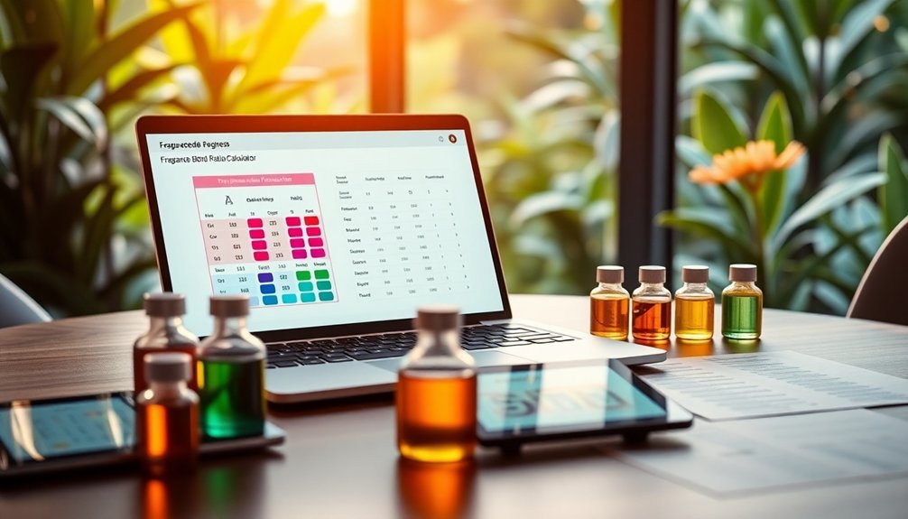 fragrance formulation calculation tools