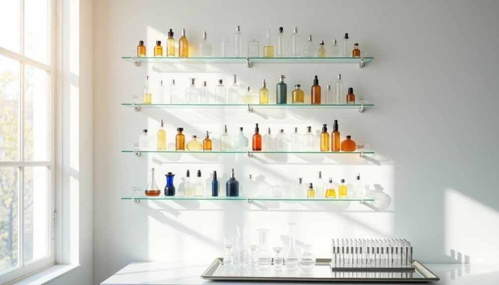 perfume bottle organization solutions