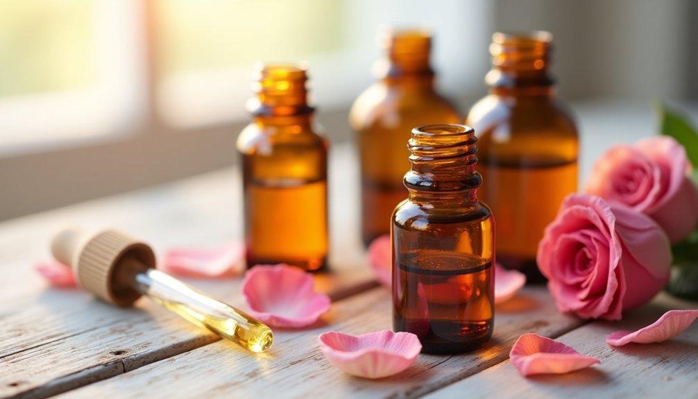 premium rose oils selection