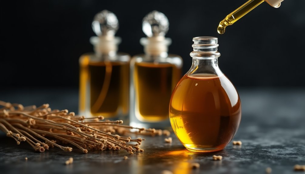 vetiver oils for perfume