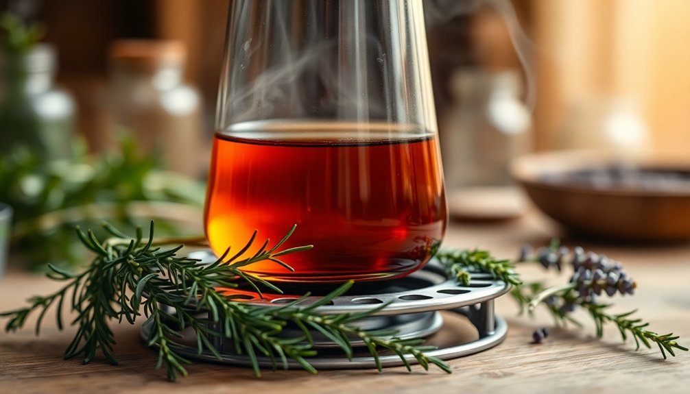 alcohol and heat extraction