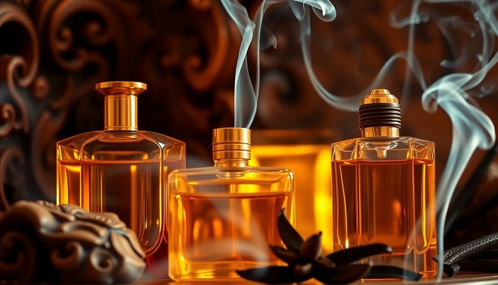 amber vanilla woodsy fragrance blend