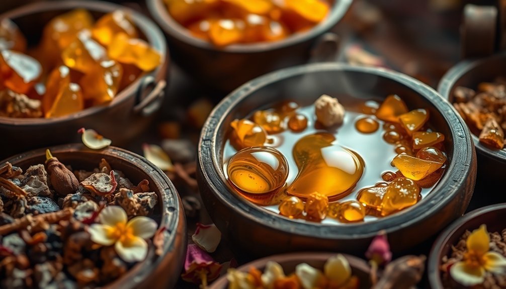 ancient resin categorization methods