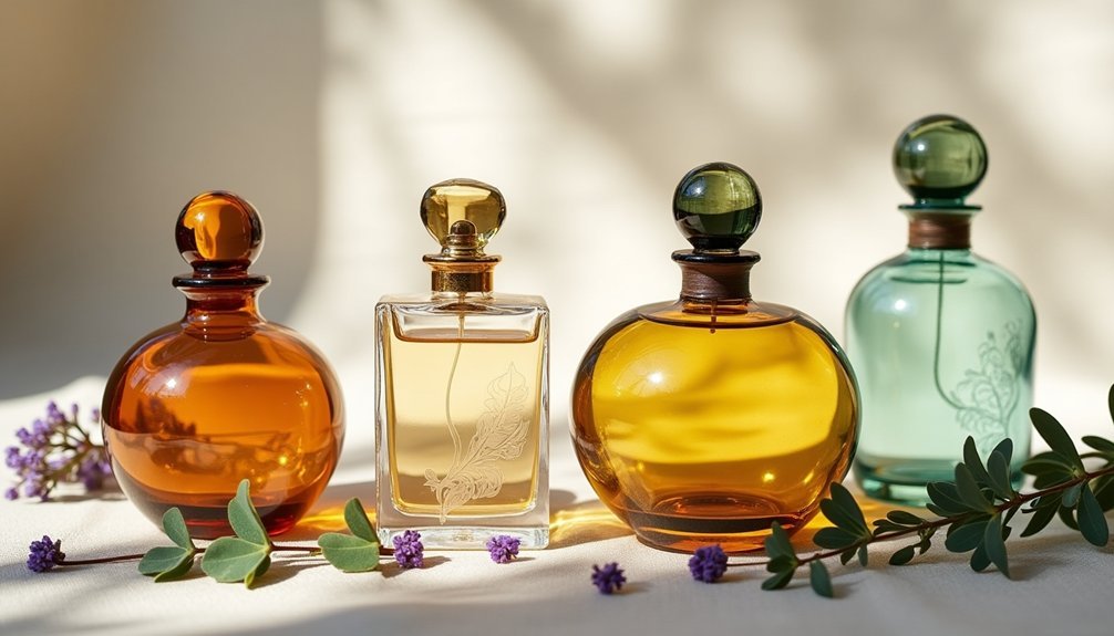 artisanal glass perfume packaging