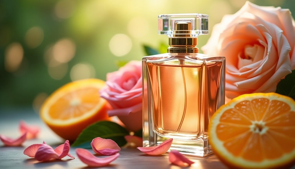 balanced perfume note pyramid