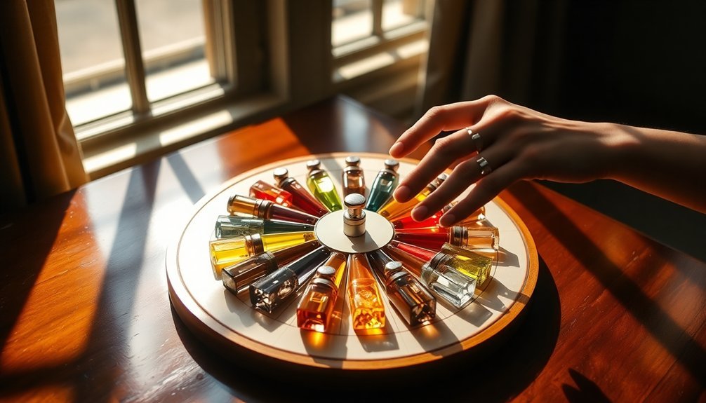 balancing contrasting aromatic profiles