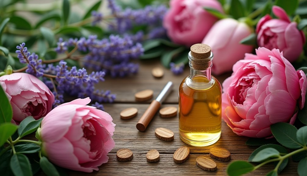 blending woody floral scents