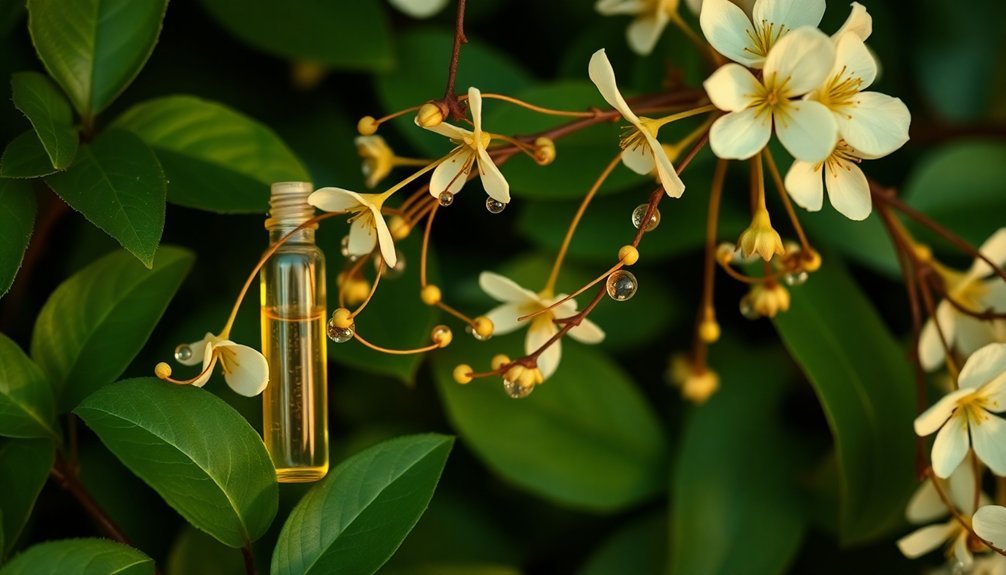 botanical preservation with honeysuckle