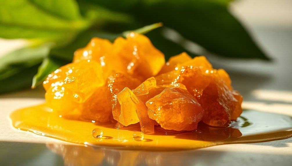 botanical resins binding properties