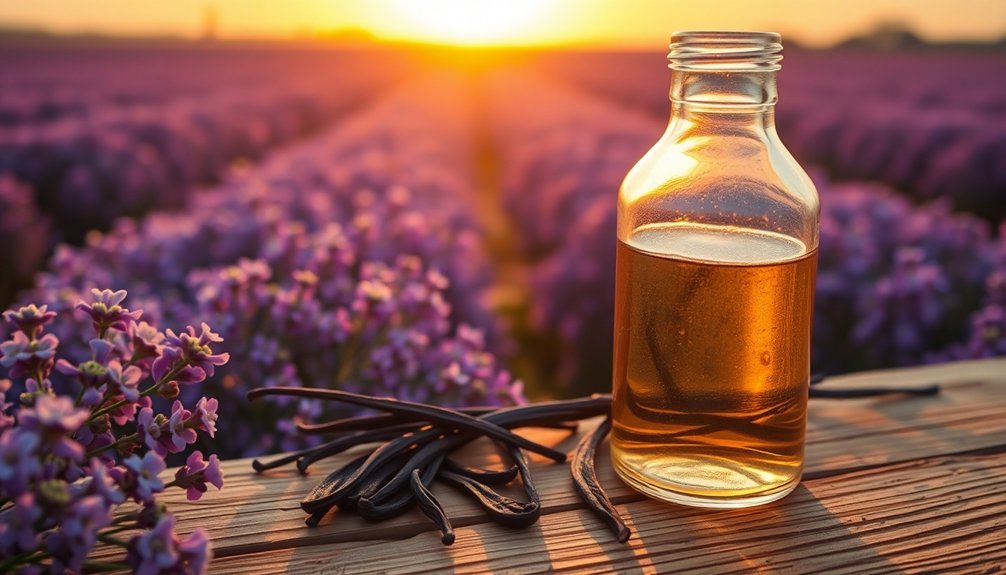 calming vanilla lavender scent