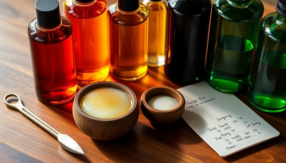 carrier oil mixing guidelines