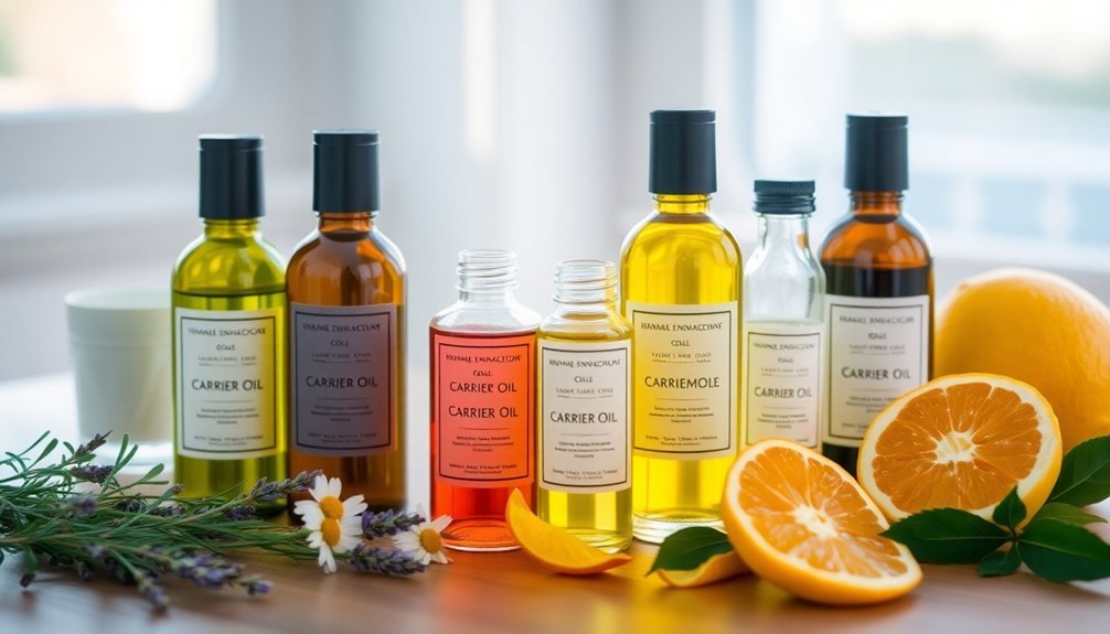 carrier oils and fragrances