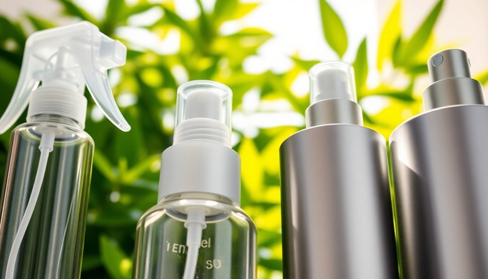 choosing suitable spray bottle materials