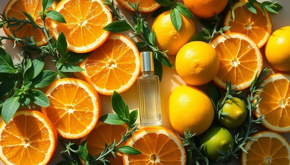 citrus and herbal fragrances