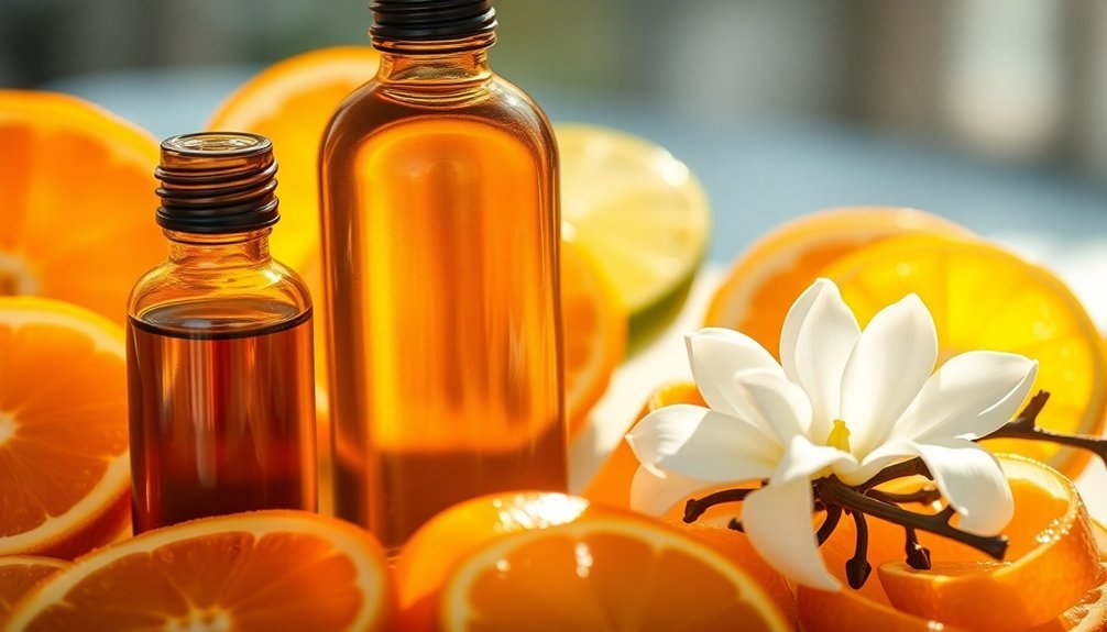 citrus and vanilla aroma