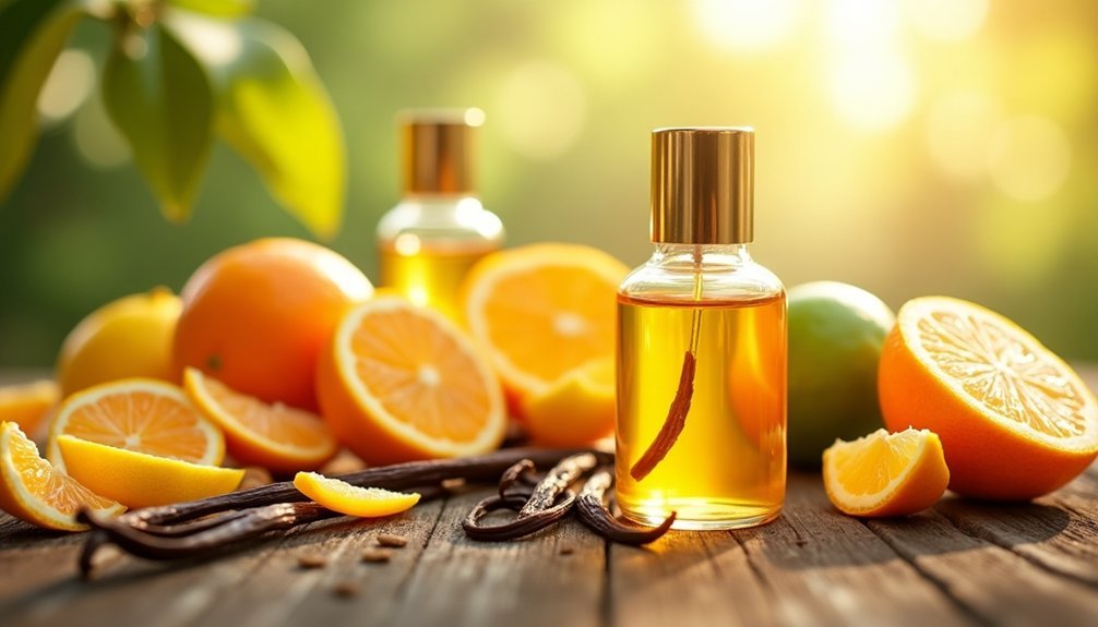 citrus and vanilla fragrance blends