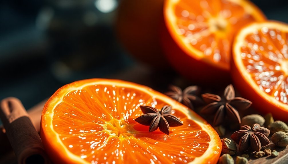 citrus and warmth blend