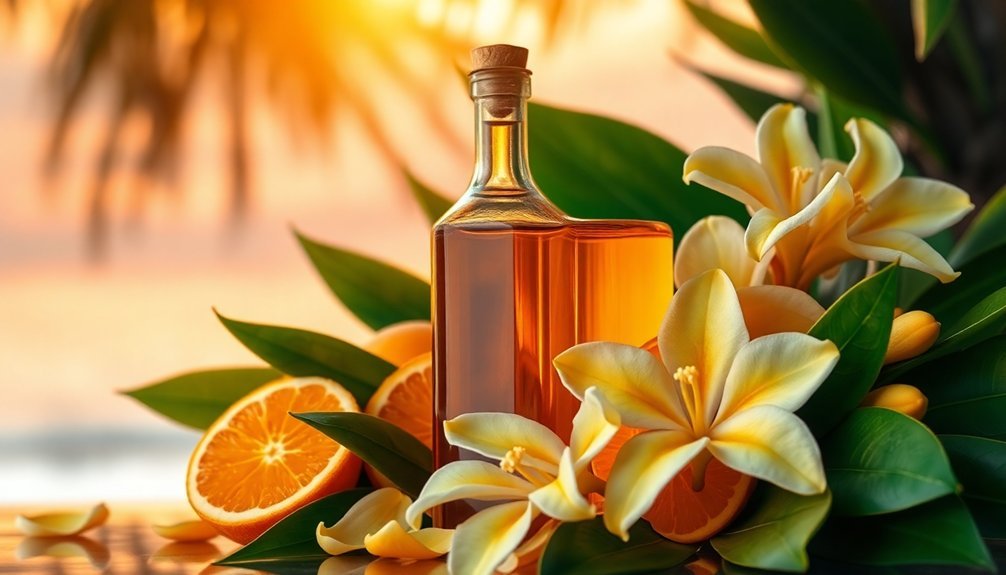 citrus floral scent blend