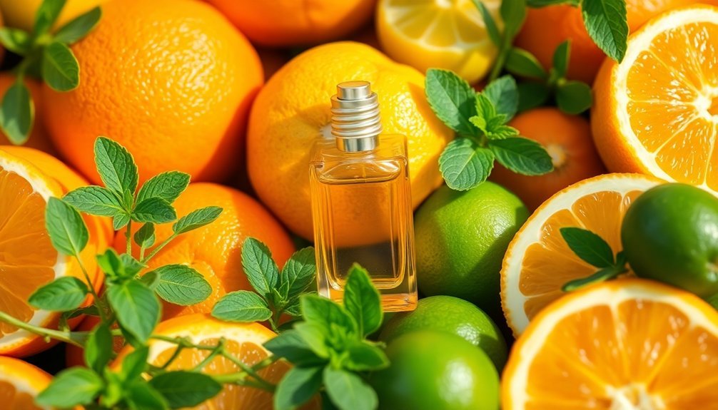 citrus infused herbal fragrance blend