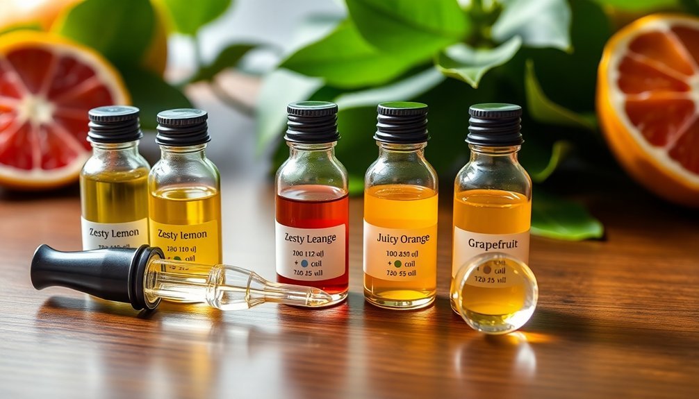 citrus oil fragrance strength