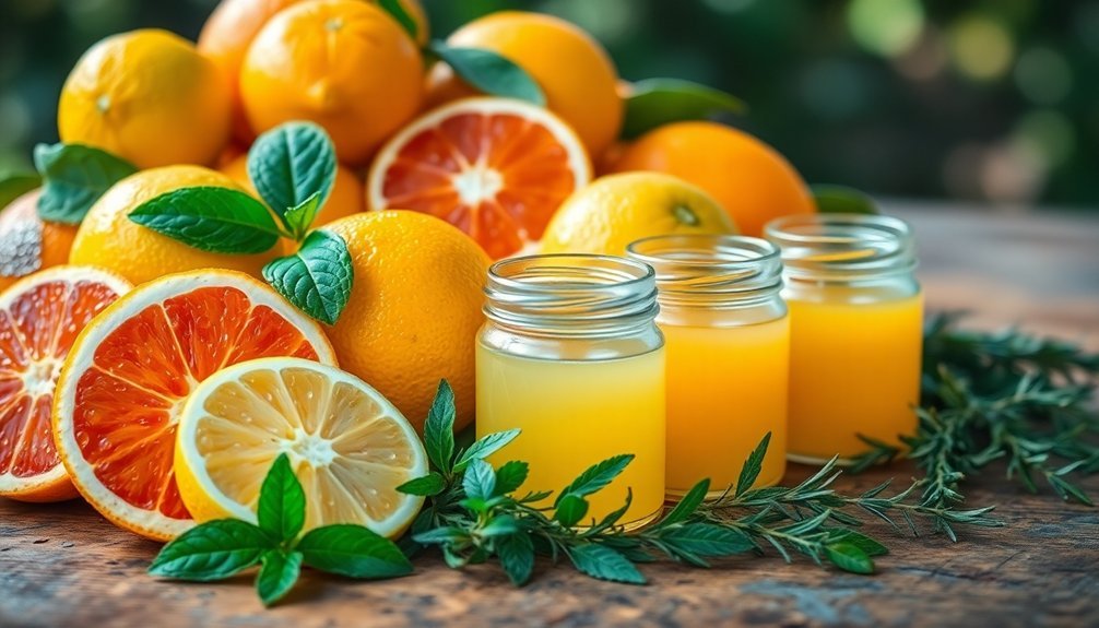 citrus perfume fixative techniques
