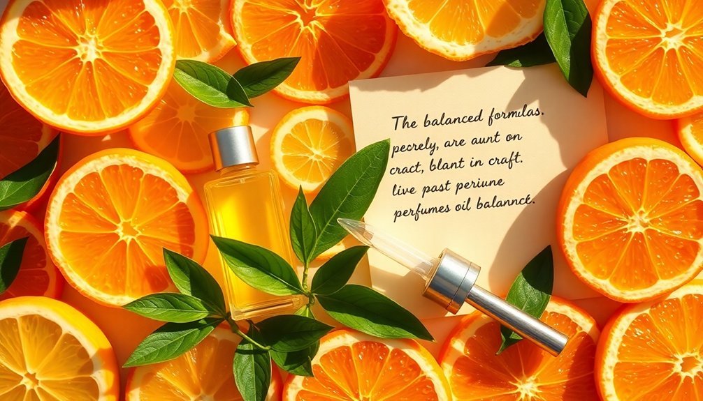 citrus perfume formulation techniques