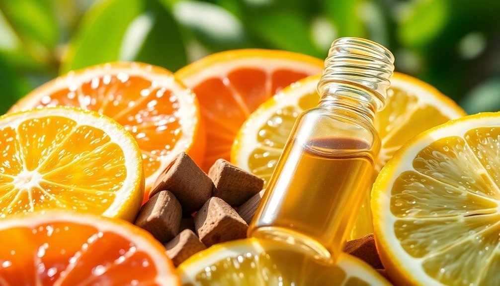 citrus sandalwood fragrance blend