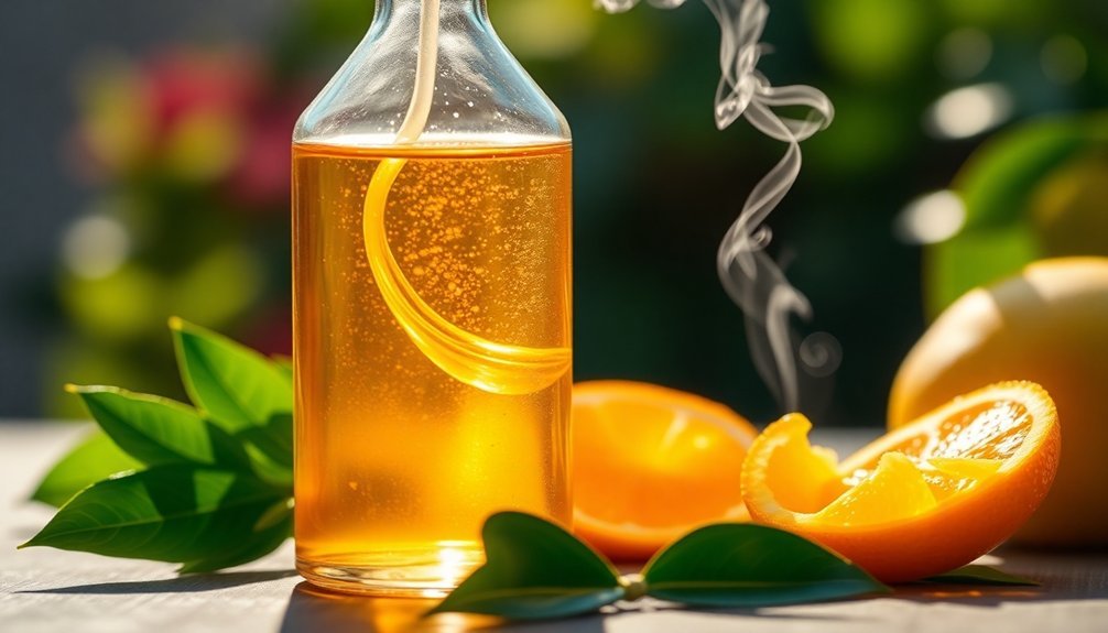 citrus scented musk spray