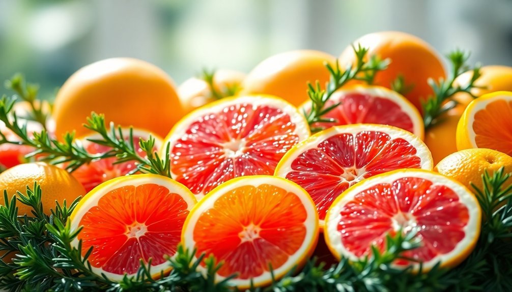 citrusy summer fragrance blend