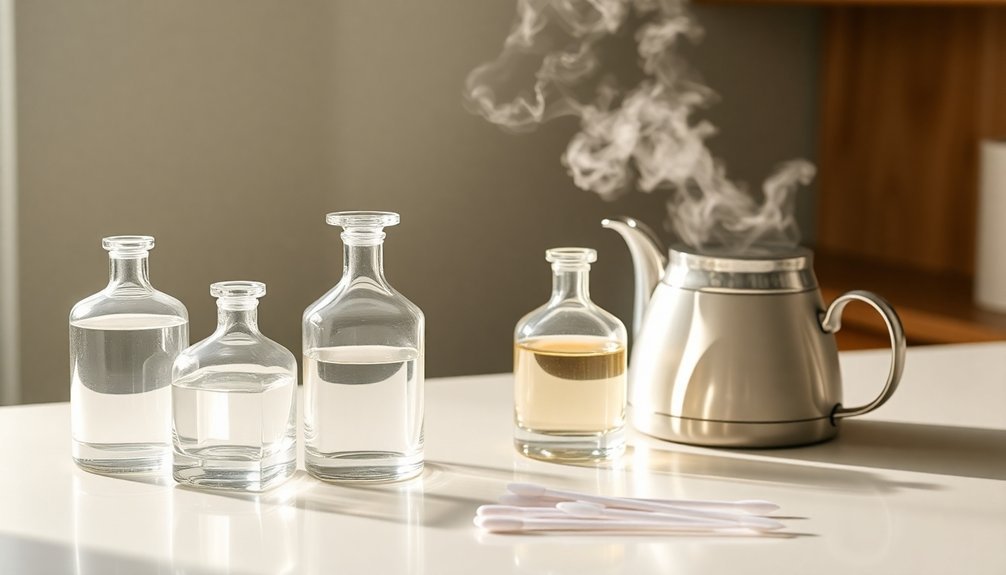 clean and sterilize containers