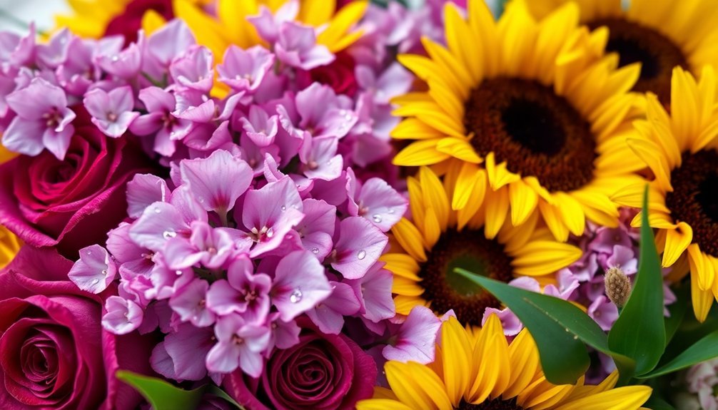 complex floral blend techniques