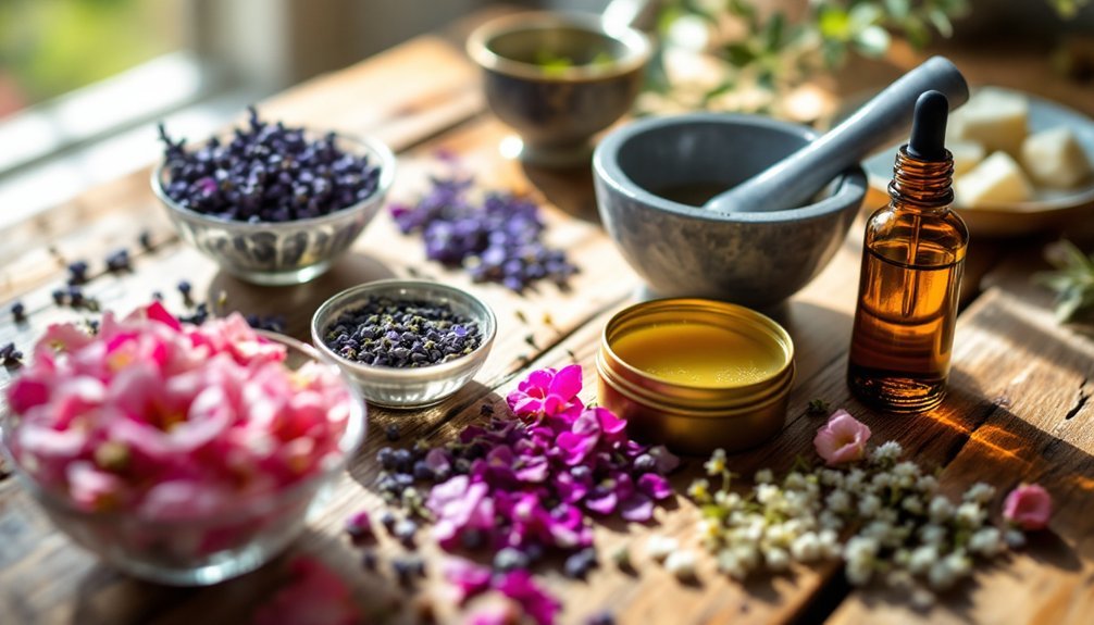 crafting floral balm perfumes