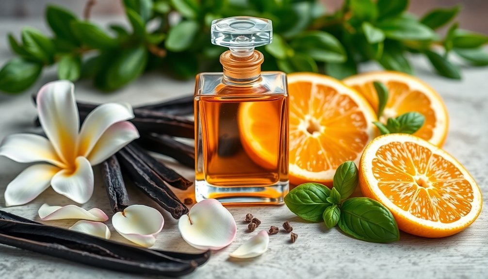 crafting intricate scent blends