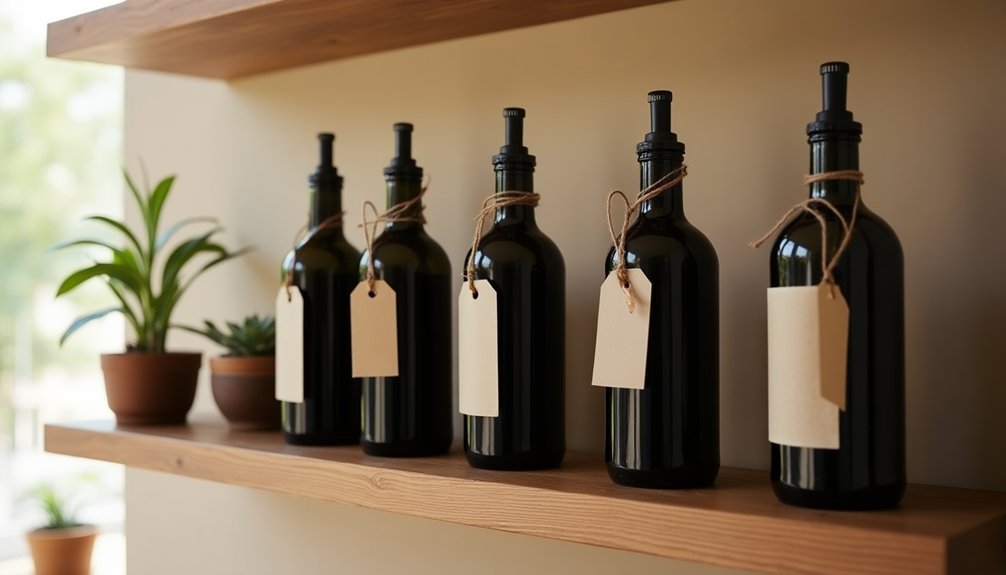 creative storage for bottles