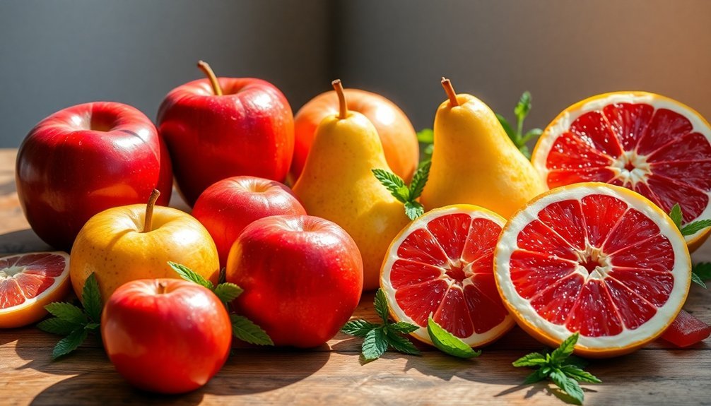 crisp fruit flavors blend
