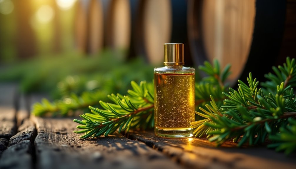 cypress oil enhances woody fragrances
