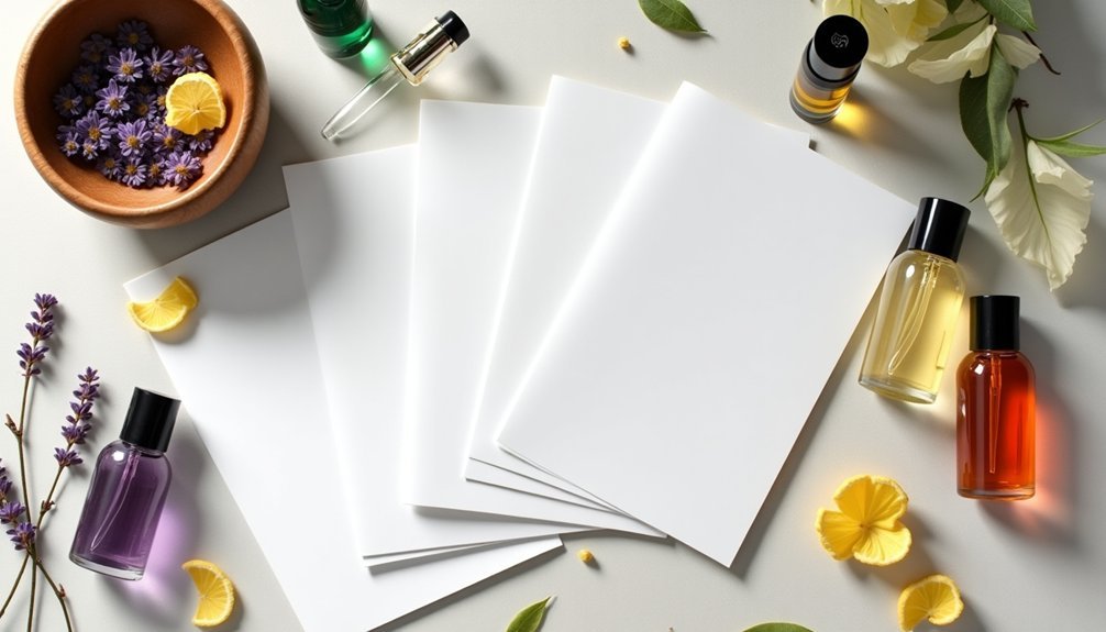 diy perfume test strip essentials