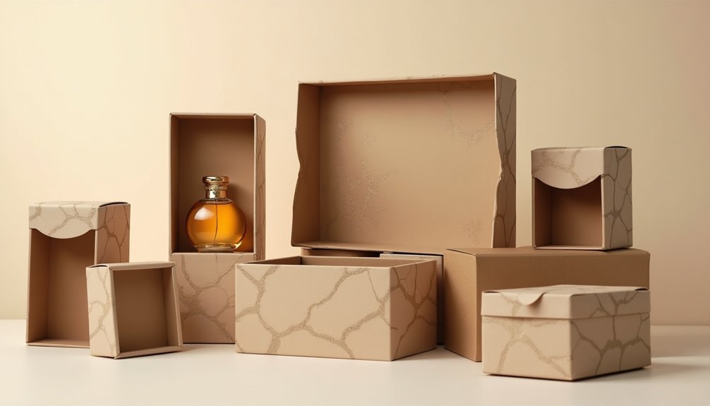 eco friendly textured gift boxes