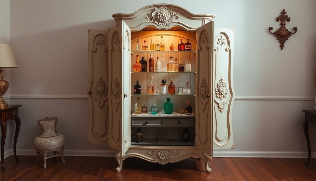 elegant storage for fragrances