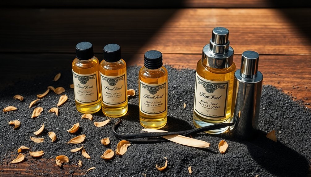 elegant vanilla sandalwood fragrance