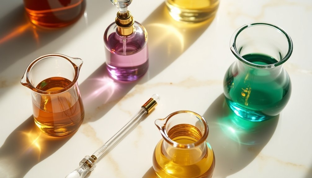 essential glassware for perfume
