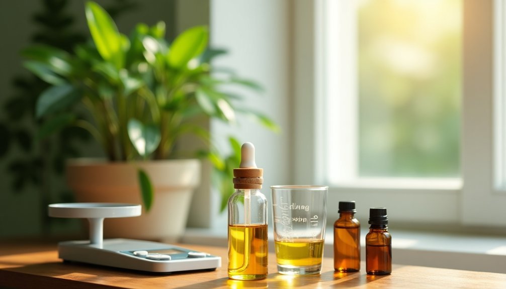 essential oil ratios management