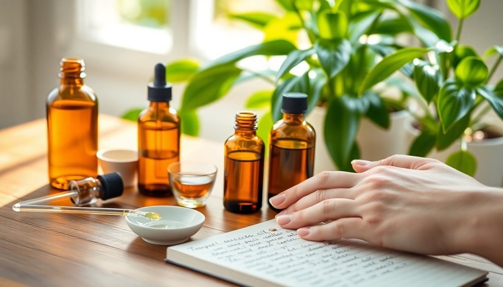 essential oil skin testing