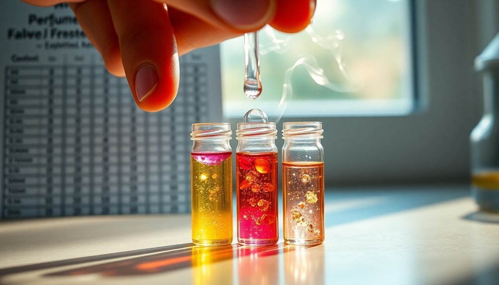 evaporation rates of fragrances