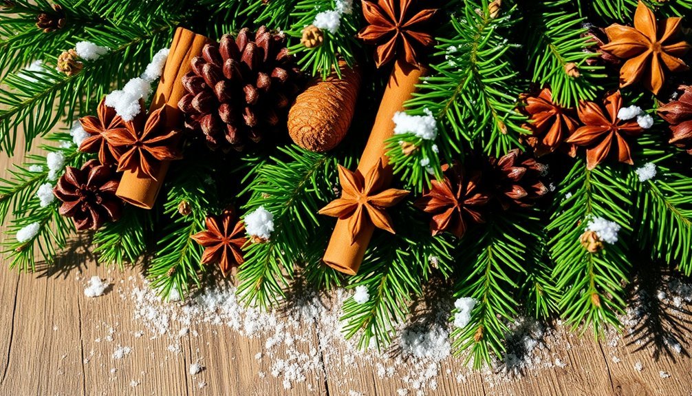 festive forest scent creation