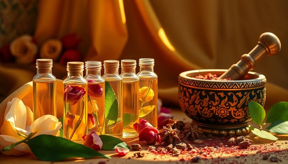 floral and earthy fragrance blend