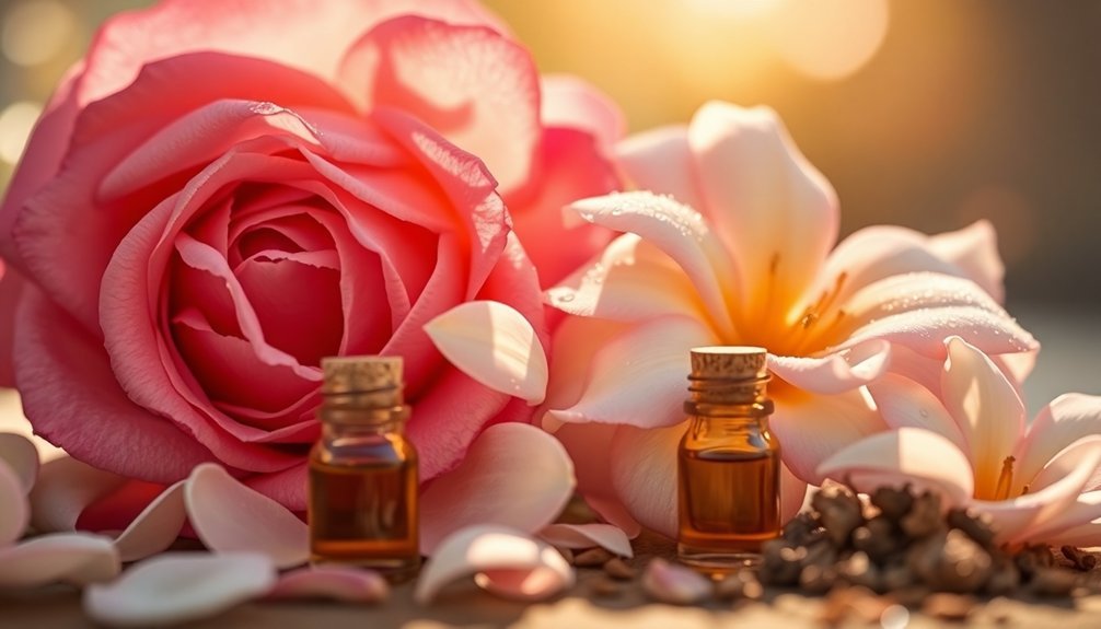 floral and musky fragrance blend