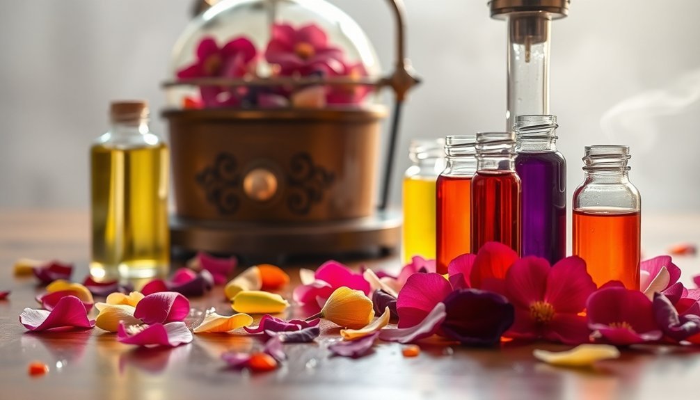 floral perfume extraction techniques