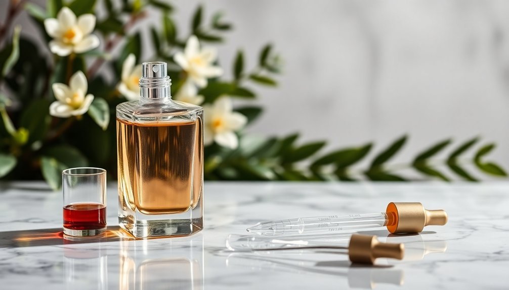 fragrance and carrier balance