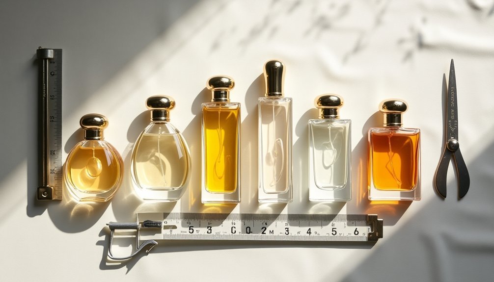 fragrance concentration bottle sizes